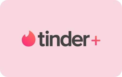 Tinder plus Geschenkkarte